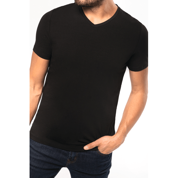 Kariban | Short-sleeved v-neck T-shirt